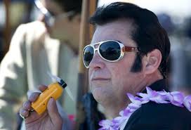 Elvis mimics, Potato Head shake up festival