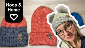 Caution! This one's bright 🧡 #knittingmachine #hat #knitting