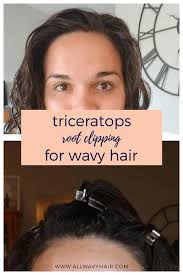 Triceratops Root Clipping Wavy Hair All Wavy Hair Wavy Hair Volume Hair Curly Hair Styles
