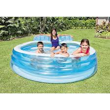 Intex Swim Center Round Family Lounge Pool In 2020 Family Lounge Pool Inflatable Swimming Pool Inflatable Pool