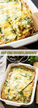 Pour over the top of the chilies. Easy Chile Rellenos Casserole Recipe Runner