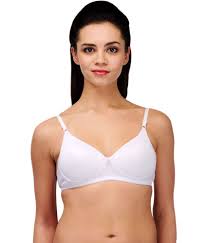 daisy dee white hosiery non wired bra