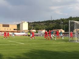 Los rojiblancos sacan el córner sin consecuencias. Numancia Atletico De Madrid Para Abrir La Pretemporada