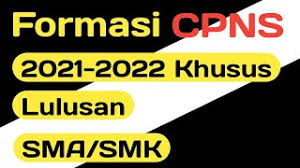 Hal ini berkaca pada cpns 2019 lalu dimana 4 kementerian/lembaga yang membuka formasi sementara untuk pendaftaran cpns di daerah disediakan 159.257 formasi. Formasi Cpns 2021 2022 Khusus Lulusan Sma Smk Youtube