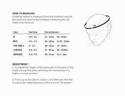 Easton Prowess Helmet Size Chart Easton Baseball Helmet
