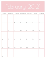This february 2021 calendar can be printed on an a4 size paper. Cute Free Printable February 2022 Calendar Saturdaygift Calendar Printables February Calendar Calendar Template