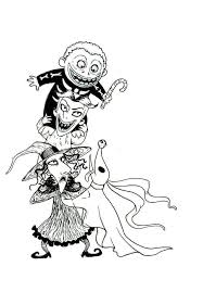 Top 25 nightmare before christmas coloring pages for your little. Nightmare Before Christmas Coloring Pages Printable Coloring Home