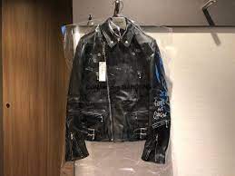 Comme Des Garcons Live Free Die Strong Limited Edition Leather Jacket Sz 38 Ebay Leather Jacket Jackets High Fashion Street Style