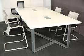 Here are 5 modern conference table ideas that use kee klamp fitting and pipe to help inspire your own creation. Interesting Modern Meeting Table White Modern Style Office Furniture Meeting Desk Conference T Meeting Table Meeting Room Design Office Modern Conference Table
