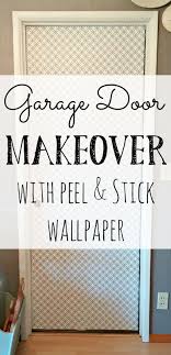 They are available in hinged doors, sliding doors or bifold hinged doors are available with removable trim so that you can insert mirrors in a variety of sizes. Interior Door Makeover With Peel Stick Wallpaper Little Vintage Cottage