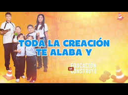 Profesores de la IEA Buena Esperanza cantando un fragmento de la cantata  "Ojos de Fe"