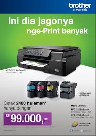 Saving Printer With Complete Features For Scanning Copying Faxing Wi Fi Mfc J200 Is Your Main Priority Brother Printer Wifi Brochure Indone Pencetakan