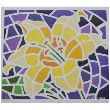 Mozaik nalepka Roža 10 x 10cm - Hobby & Art, trgovina za ustvarjalne