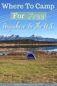 3 Great Websites For Free Camping Tworoamingsouls Free Camping Tent Camping Camping Places