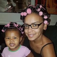 TAMARA MITCHELL TEACHES WESLEY JONATHAN HOW TO DO THEIR DAUGHTER'S HAIR