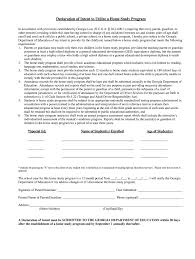 We are now enrolled in a homeschool program. Georgia Intent Fill Online Printable Fillable Blank Pdffiller