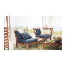 Applaro One Seat Section Outdoor Brown Stained Brown Ikea Ikea Outdoor Used Outdoor Furniture Wooden Outdoor Furniture