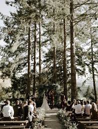 This Moody Woodland Wedding In Washington Is Brimming With Burgundy Accents Green Wedding Shoes Forest Wedding Forest Inspired Wedding Woodland Wedding