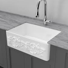 It can be connected to the garbage disposal as the drain opening is about 3.5 inches, easily solve the kitchen's. 30 Ulan Handcrafted Fireclay Single Bowl Vine Apron Farmhouse Sink Magnus Home Products