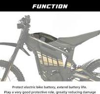 Amazon.com: CHANGCHENG Motorcycle Battery Cover Battery Guard Protect  Carbon Fiber Pattern for Talaria Sting MX3/MX4 Electric Dirt Bike :  Automotive