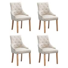 Modern luxury armchair with bronze legs. Boju Modern Cream Dining Chairs Armchairs Set Of 4 Kitchen Fabric Upholstered Chairs With Arms Oak Wood Natural Legs Chairs For Restaurant Living Room Side Chairs Beige X4 Buy Online In Antigua