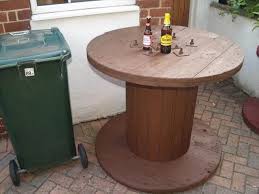 The most common wire spool table material is metal. 13 Diy Cable Spool Table Ideas