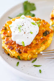 Cheesy Corn Fritters Recipe Eatwell101