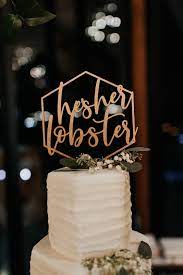 He S Her Lobster Wedding Cake Topper Friends Wedding Cake Topper Ideas Modern Wedding Cake Centerpieces Funny Wedding Cakes Gold Cake Topper Wedding