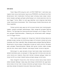 Dalam bagian ini, kita harus bisa menjelaskan titik awal diri kita dalam bidang yang akan kita refleksikan. Refleksi Research Papers Academia Edu