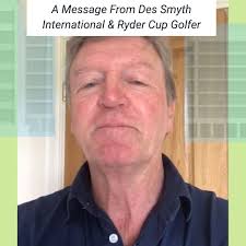 How nice it is to be recognised by another of our local sporting heroes.  Des Smyht is synonomous with the game of golf, nationally and  internationally. He is one of the most respected sportsmen of his ...