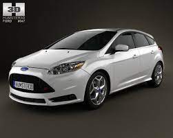 3d Model Ford Focus St 2012 C4d Obj 3ds Fbx Ford Focus Wagon Ford Focus Hatchback Ford Focus Sedan