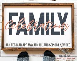 Download Family Calendar Diy Sign Svg Family Board Svg Family Celebrations Svg Birthday Svg Diy Sign Svg By Elenamariadesigns Family Calendar Diy Calendar Diy Signs