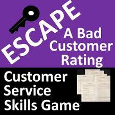 Customer Service Skills Game Requires Student S To Solve 5 Puzzles To Decipher A Code Needed To Escape Skill Games Customer Service Training Train Activities