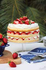 Strawberry Cream Cake Cleobuttera Recipe Strawberry Cream Cakes Strawberries And Cream Strawberry Desserts