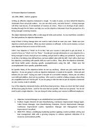 50 resume objective statements sales