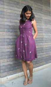 Skater Dress For Women Aubergine Linen Dress Linen Shrug Etsy Cotton Dress Pattern Cotton Short Dresses Casual Frocks