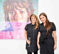 Lauren Asnes, Alessandro Polli, Cynthia Honores, Scott French, Carla  Rooney, Amy Fisk, Maureen O'Neil at PACE GALLERY opening of: Blackness in  Abstraction