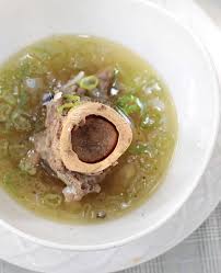 No Frills Slow Cooker Beef Bone Marrow Soup Casa Veneracion Bone Marrow Soup Marrow Soup Slow Cooker Beef