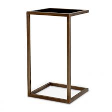 Hollywood regency faux bamboo baker johnson era glass brass side tray table. Side Table Galleria