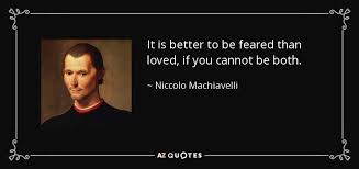 A bronx tale quotes feared or loved. Machiavelli A Bronx Tale And Trump Is It Better To Be Loved Or Feared By Scott Span Msod Csm Linkedin