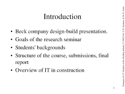 Maybe you would like to learn more about one of these? Strategies For It Adoption In The Building Industry Ppt Download