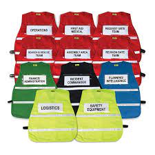 Regulation Color Coded School Command Vest Set 11 Pack