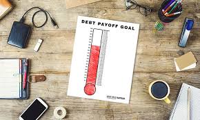 free debt thermometer template