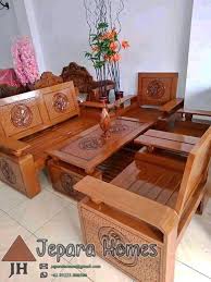 Kursi mewah ukiran jepara terbaru. Furniture Indonesia