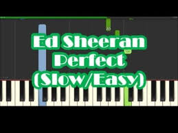 How To Play Perfect By Ed Sheeran Slow Easy Piano Tutorial Youtube Ed Sheeran Piano Tutorial Music Lessons