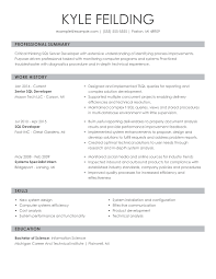 Sql Developer Resume Example Useful Tips Myperfectresume
