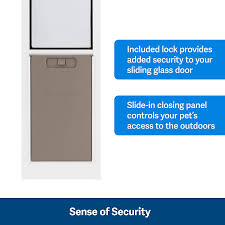 The following are the components that you need to have for you to successfully install a sliding door. Buy Petsafe 1 Piece Sliding Glass Door For Dogs And Cats Fits 81 In To 96 In Patio Panel Sliding Glass Doors Adjustable Frame No Cutting Diy Installation Pet