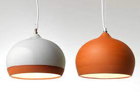 Terracotta Medium Lighting Trends Pendant Lighting Ceramic Lamp