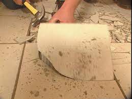 How to remove bathroom floor tile sale How To Remove Tile Flooring How Tos Diy