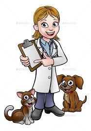 Vet Cartoon Character Holding Clipboard People Characters Cartoon Character Design Cat Character Cartoon